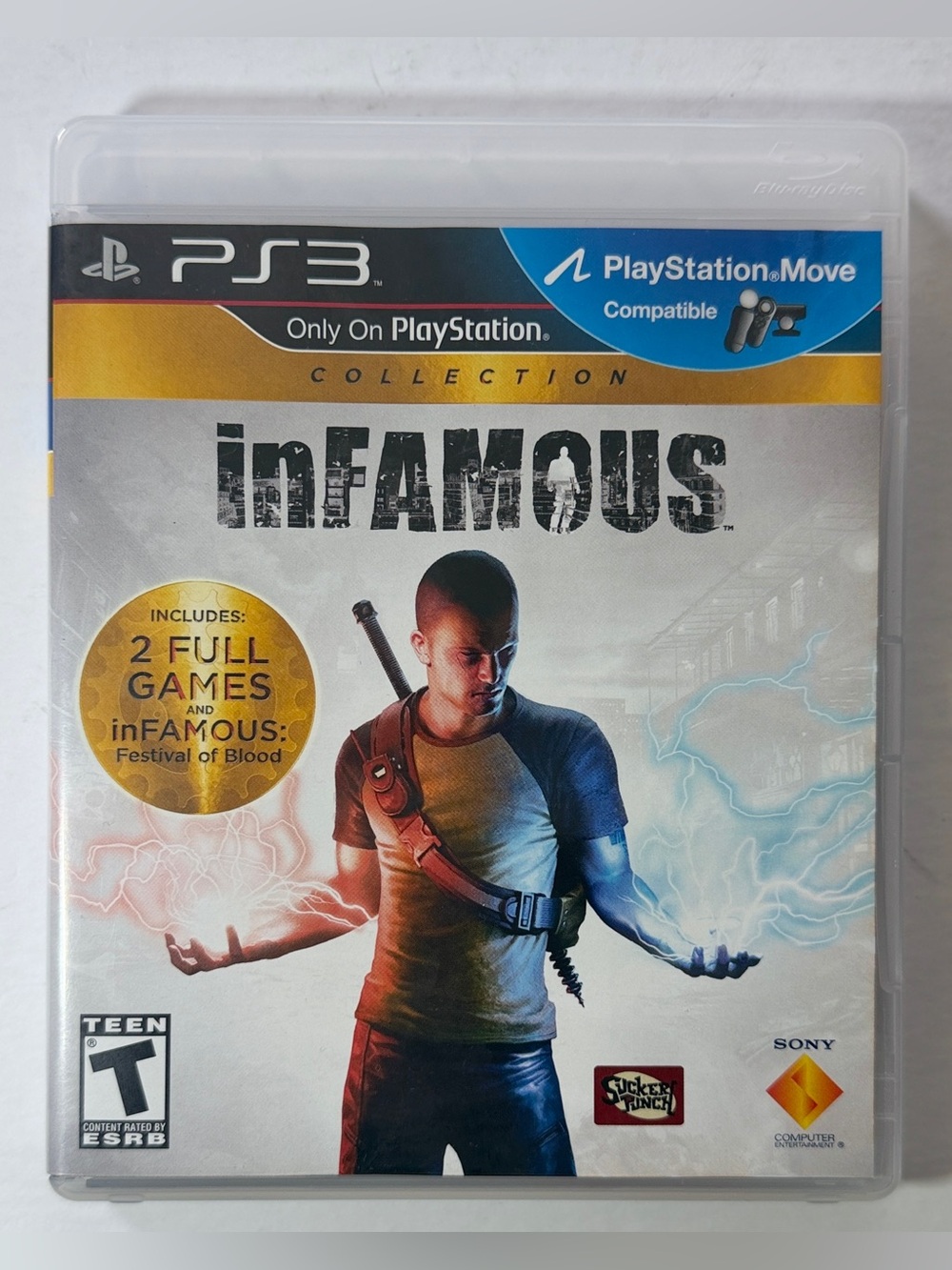 InFamous Collection PS3 CIB Sony PlayStation 3 2012 Dual Pack 2 Disc Set